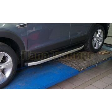 Пороги алюминиевые Alyans для Geely Emgrand X7 2013-2019