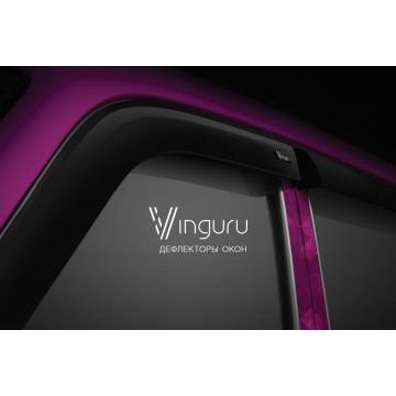 Дефлекторы окон Vinguru 2 штуки для Renault Kangoo 1998-2008