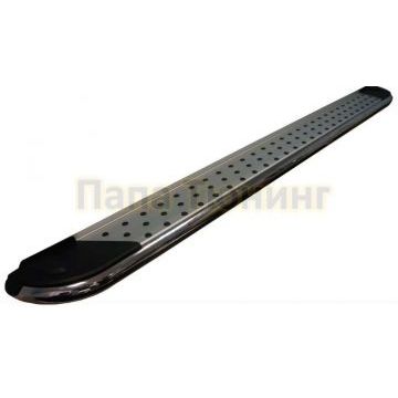 Пороги алюминиевые Opal Ford для Ford Ranger 2012-2015