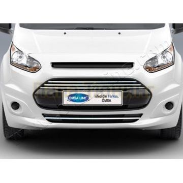 Накладки на передний бампер 4 части Omsa_Line для Ford Tourneo Connect 2014-2019 Накладки на передний бампер 4 части Omsa_Line для Ford Tourneo Connect 2014-2019