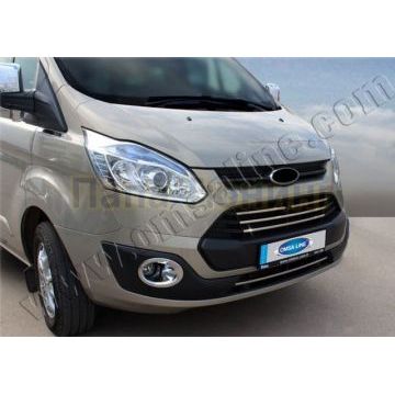 Накладки на решетку радиатора 5 частей Omsa_Line для Ford Tourneo Custom 2013-2019 Накладки на решетку радиатора 5 частей Omsa_Line для Ford Tourneo Custom 2013-2019