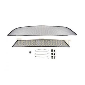 Защита радиатора Arbori черная сота 10 мм 2 штуки для авто без парктроника для Ford Tourneo Custom 2013-2019