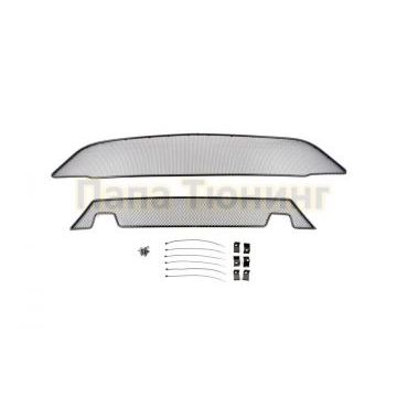 Защита радиатора Arbori черная сота 10 мм 2 штуки для авто с парктроником для Ford Tourneo Custom 2013-2019