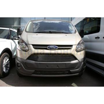 Защита радиатора Arbori черная сота 15 мм 2 штуки для авто с парктроником для Ford Tourneo Custom 2013-2019