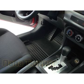 Коврики резиновые Seintex с рисунком Сетка для Acura MDX 2013-