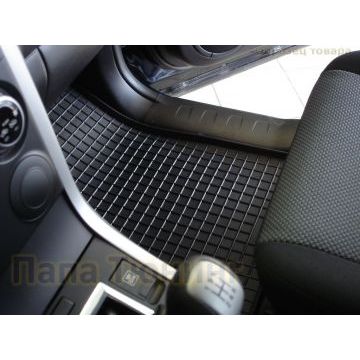 Коврики резиновые Seintex с рисунком Сетка для Acura MDX 2013-