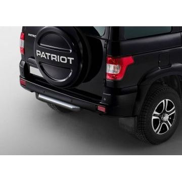 Защита заднего бампера 76 мм Rival для УАЗ 3163 Патриот 2015-