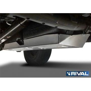 Защита топливного бака алюминий 4 мм Rival для Volkswagen Amarok, V - 2.0d; 3.0d 2010-2016/Volkswagen Amarok, V - 2.0d; 3.0d 2016-