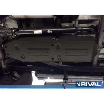 Защита топливного бака сталь Rival для Volkswagen Amarok, V - 2.0d; 3.0d 2010-2016/Volkswagen Amarok, V - 2.0d; 3.0d 2016-