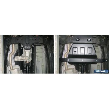 Защита РК Rival для 2,0D сталь 2 мм для Volkswagen Amarok 2016-