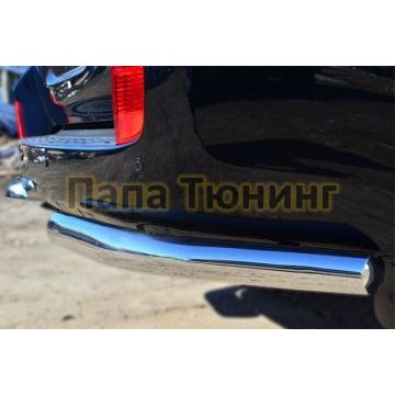 Защита задняя уголки d76 РусСталь для Toyota Land Cruiser 200 2012-2015