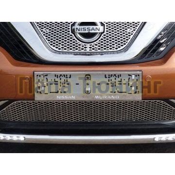 Рамка номерного знака Nissan Murano (комплект) ТСС для Любые Рамка номерного знака Nissan Murano (комплект) ТСС для Любые