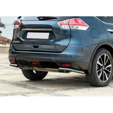 Защита задняя уголки 42 мм Rival для Nissan X-Trail T32 2015-2018