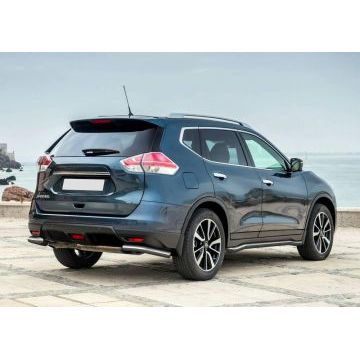 Защита задняя уголки 57 мм Rival для Nissan X-Trail T32 2015-2018