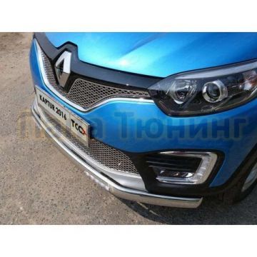 Рамка номерного знака комплект ТСС для Renault Kaptur 2016-