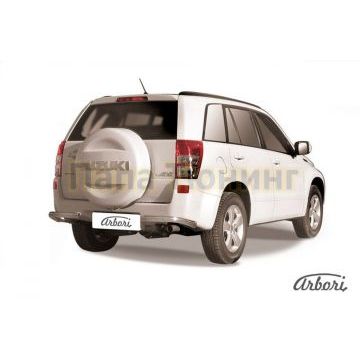 Защита задняя уголки 57 мм Slitkoff для Suzuki Grand Vitara 2008-2011