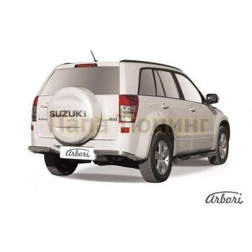 Защита задняя уголки 57 мм Slitkoff для Suzuki Grand Vitara 2012-2015 Защита задняя уголки 57 мм Slitkoff для Suzuki Grand Vitara 2012-2015