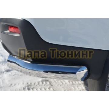 Защита задняя уголки d76 РусСталь для Toyota Highlander 2010-2014