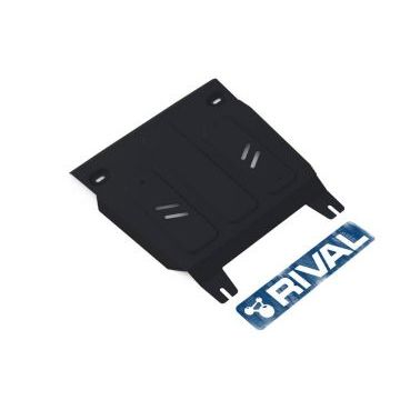 Защита РК сталь Rival для Toyota Hilux, V - 2.4d; 2.8d; полный привод 2015-2020/Toyota Hilux, V - 2.8d; полный привод 2020-