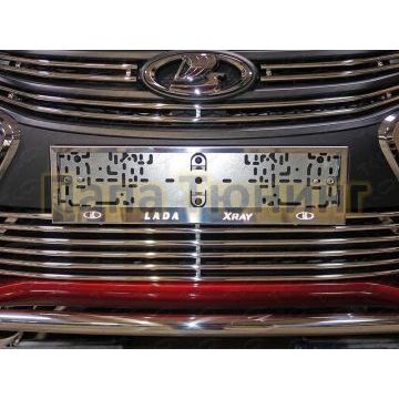 Рамка номерного знака комплект ТСС для Lada X-Ray Любые Рамка номерного знака комплект ТСС для Lada X-Ray Любые