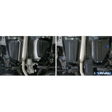 Защита топливного бака Rival для 2,0 и 2,5 сталь 2 мм на 4х4 для Mazda CX-5 2015-2017