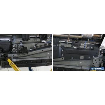 Защита топливных трубок Rival для 2,0 и 2,5 сталь 2 мм на 4х4 для Mazda CX-5 2015-2017