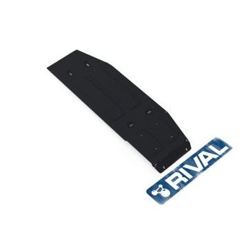 Защита топливного бака сталь Rival для Toyota Hilux, V - 2.4d; 2.8d; полный привод 2015-2020/Toyota Hilux, V - 2.8d; полный привод 2020-