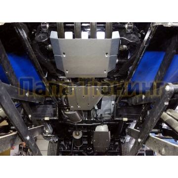 Комплект защит ТСС алюминий 4 мм для Volkswagen Amarok 2016- Комплект защит ТСС алюминий 4 мм для Volkswagen Amarok 2016-