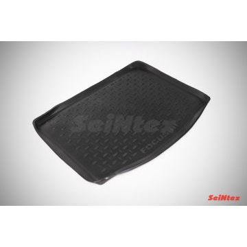 Коврик багажника Seintex полимерный на хетчбек для Ford Focus 3 2011-2015 Коврик багажника Seintex полимерный на хетчбек для Ford Focus 3 2011-2015