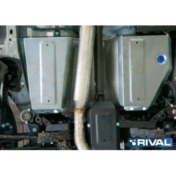 Защита топливного бака Rival для 2,0 и 2,5 алюминий 4 мм для Mazda CX-5 2015-2017