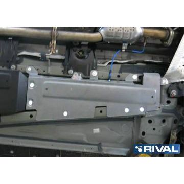 Защита топливных трубок Rival для 2,0 и 2,5 алюминий 4 мм для Mazda CX-5 2015-2017