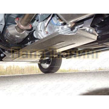 Защита раздатки (алюминий) 4мм (не устанавливается без ZKTCC00052) ТСС для Mitsubishi Pajero IV 2007-