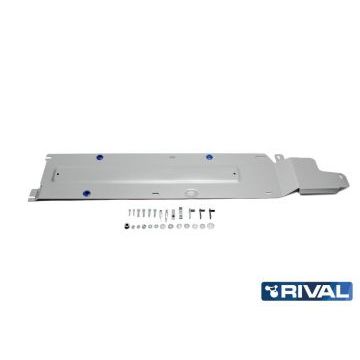 Защита топливных трубок алюминий 4 мм RIVAL для Nissan X-Trail, V - 2.0; 2.5 2015-2018