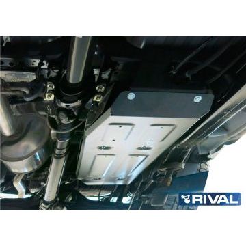 Защита топливного бака Rival для 2,4D и 2,8D алюминий 6 мм для Toyota Hilux 2015-