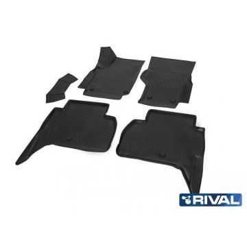 Коврики салона Rival полиуритан 5 штук для Volkswagen Amarok 2010-