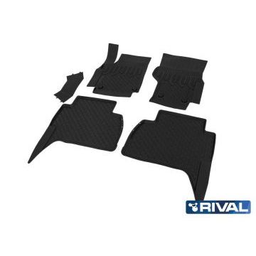 Коврики салона Rival литьевые 5 штук для Volkswagen Amarok 2010-