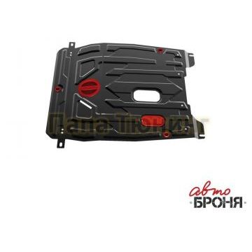 Защита картера + КПП сталь 2 мм АвтоБРОНЯ для Daewoo Gentra, V - 1.5 2013-2016/Ravon Gentra, V - 1.5 2016-