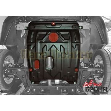 Защита картера + КПП сталь 2 мм АвтоБРОНЯ для Daewoo Gentra, V - 1.5 2013-2016/Ravon Gentra, V - 1.5 2016-