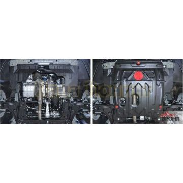 Защита картера + КПП сталь 2 мм АвтоБРОНЯ для Daewoo Gentra, V - 1.5 2013-2016/Ravon Gentra, V - 1.5 2016-