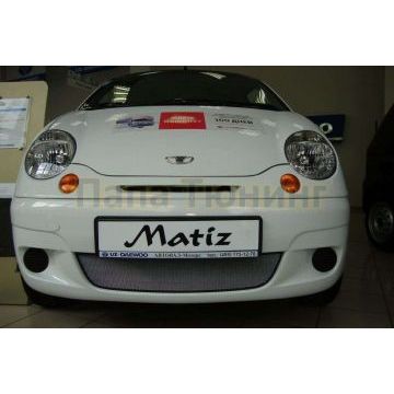 Защита радиатора хром РусСталь для Daewoo Matiz 2002-2015