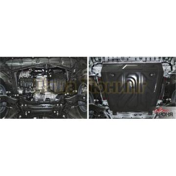 Защита картера + КПП сталь АвтоБроня для Toyota Rav4, V - кроме 2.5; Увеличенная 2015-2019/Toyota Rav4, V - кроме 2.5; Увеличенная 2010-2013/Toyota Rav4, V - кроме 2.5; Увеличенная 2013-2015