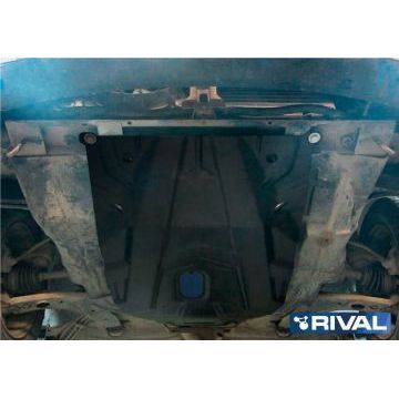 Защита картера и КПП Rival сталь 2 мм для Daewoo Nexia 2008-2016
