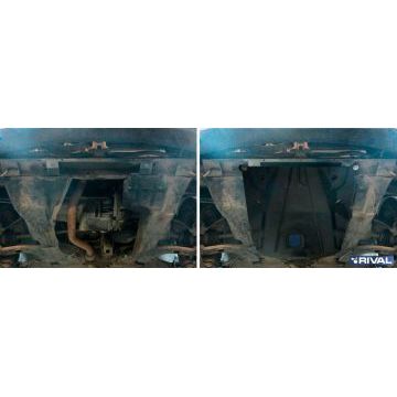 Защита картера и КПП Rival сталь 2 мм для Daewoo Nexia 2008-2016