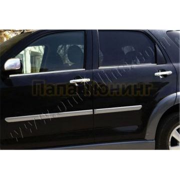 Нижние молдинги стекол 4 части Omsa_Line для Daihatsu Terios 2006-2009 Нижние молдинги стекол 4 части Omsa_Line для Daihatsu Terios 2006-2009