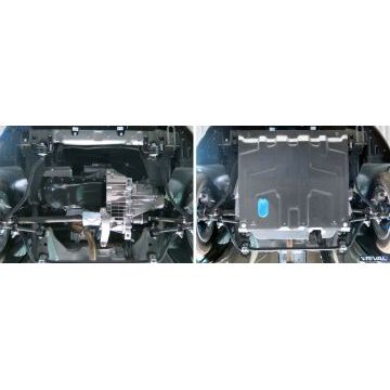 Защита картера + КПП Rival алюминий 4 мм для Lada Granta, V - все 2011-