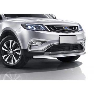 Защита переднего бампера 57 мм Rival для Geely Atlas 2018-2024