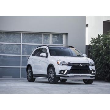 Защита передняя двойная 57-42 мм Rival для Mitsubishi ASX 2017-