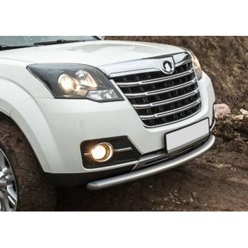 Защита переднего бампера 57 мм Rival для Great Wall Hover H3/DW Hower H3 2014-