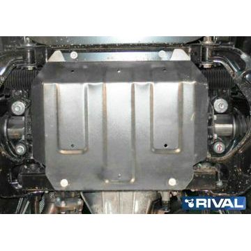защита картера Rival алюминий 4 мм для Great Wall Hover H3, V - 2.0T 2014-2015