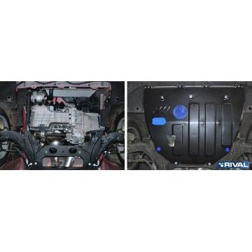 Защита картера + КПП Rival сталь 2 мм для Dongfeng S30, V - 1.6 2013-2017